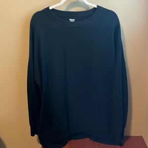 Women’s aerie black sweatshirt, oversized.